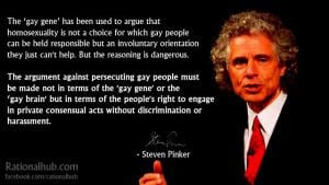 Steven Pinker on the 'Gay Gene'... by rationalhub
