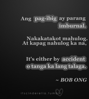 Love Quotes Tagalog Bob Ong