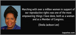 Marching with over a million women in support of our reproductive ...