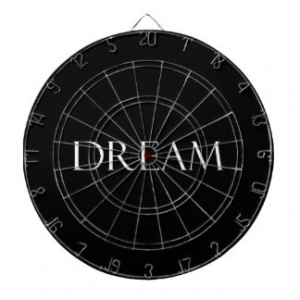 Dream Quotes Inspirational Quote Dart Board