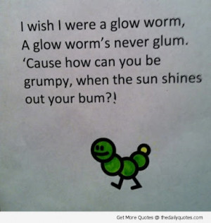 Funny Cute Wish Glow Worm Quote Pictures Quotes Pics Images