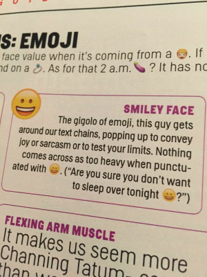 Cosmopolitan Has A Guide On How To 'Decode' Men's Emoji