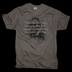 Abraham Lincoln Quote Driven tee shirt