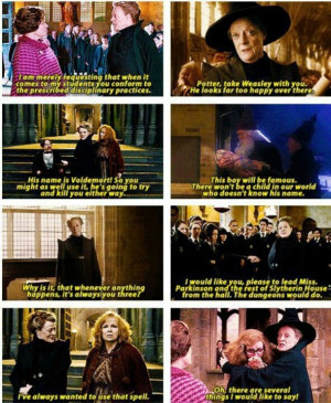 quotes.: Minerva Mcgonagall, Harry Potter Series, Harry Potter ...