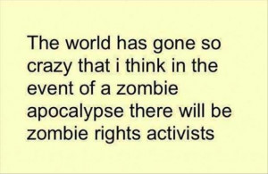 funny zombie quotes
