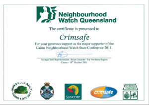 Neighbourhood Watch QLD State Rally QLD Crime Prevention Month Letter