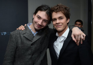 Johnny Simmons and Ezra Miller at event of The 39th Annual People's ...