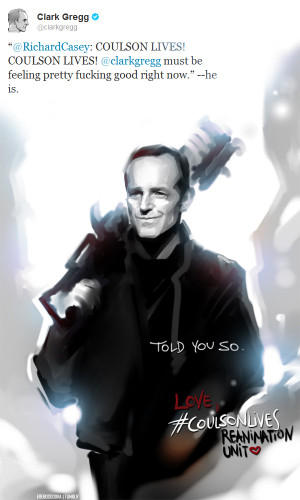 Agent Coulson Clark Gregg phil coulson Coulson coulson lives