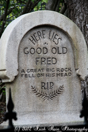 Funny Grave Stone Oct