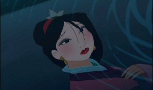 But Mulan isn't the only person who does this in the film.