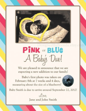 Cute pregnancy announcement by Sandra walker