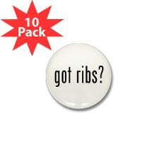 Baby Back Ribs Buttons, Pins, & Badges