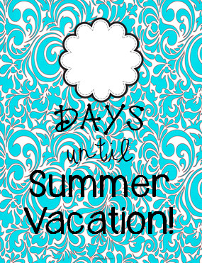 Summer Countdown & Currently April!