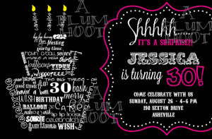 30th Birthday Quotes For Invitations