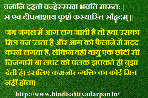 Hindi Translation of Incredible Sanskrit Shlokas