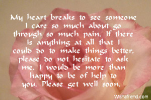 ... good get well soon messages to wish them a soon recovery right here