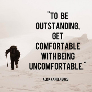 being uncomfortable sometimes. Is that sick, or attributed to being ...