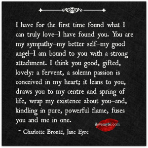... Jane Eyre Many more beautiful love quotes on our Facebook page: https