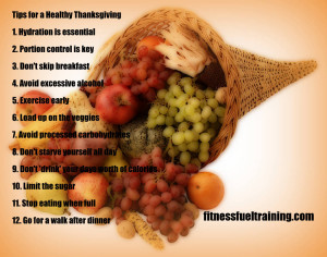 Happy and Healthy Thanksgiving