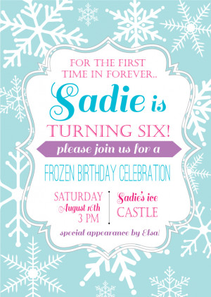 frozen birthday party