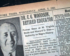 Details about African American CARTER G. WOODSON Father of Black ...