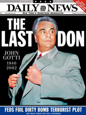 ... mafiozit legjendar John Gotti, padrinoja i fundit i COSA-NOSTRE-s