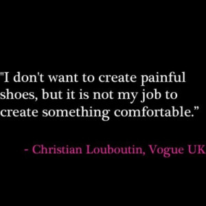 Christian Louboutin quote