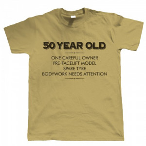 Home › 50 Years Old - One Careful Owner Funny Men's T-shirt