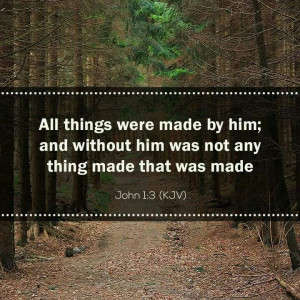 God created all things