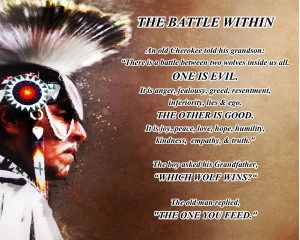 good and evil wolves