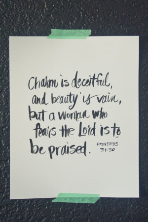 Proverbs 31 Quote Woman Quote Beauty Quote by heytheredesign, $18.00