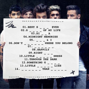 Can You Name All The Songs? : Midnight Memories Edition - selgomez4evr ...