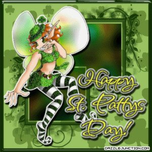 St patty’s day cute charming fairy