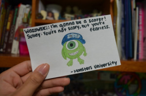 mine quote disney quotes movie child cartoon Pixar college monsters ...
