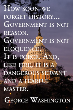 George Washington Capitol Hill quote poster quote art print, George ...