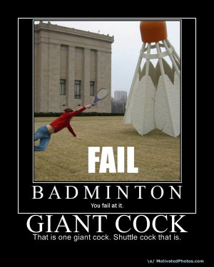 badminton funny