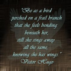 Victor Hugo quote @ Three Cornered Hug