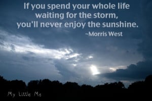 Photo Quote Friday – Surviving The Storm
