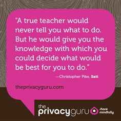 Become your own Privacy Guru! More