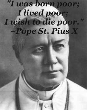 Pope St. Pius X...