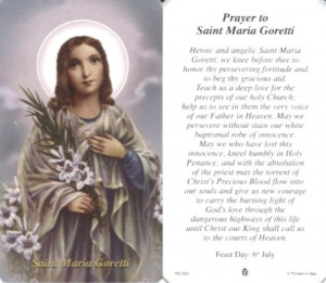 Prayer to Saint Maria Goretti - 100-pack Paper Holy Cards (Religious ...