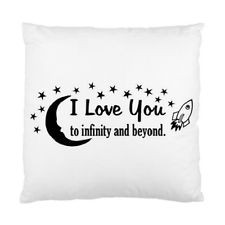 LOVE YOU TO INFINITY & BEYOND QUOTE HOME DECOR THROW CUSHION CASE ...