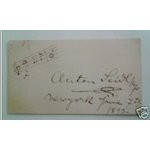 eBay Image 1 Great Conductor ANTON SEIDL Signed Musical Quote AMQS