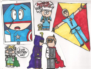 Kinda South Park Superhero...