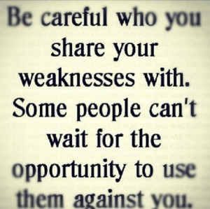 Watch who you trust..