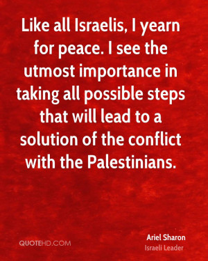 ... possible steps that will lead to a solution of the conflict with the