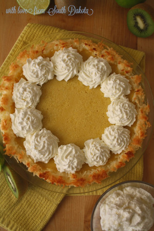 This pie is a breeze to prepare. It does take a bit of time make. But ...