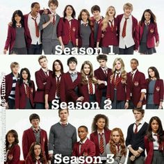 House Of Anubis. Look at the difference :( I miss Nina :'( More