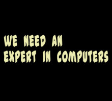 ... AN EXPERT IN COMPUTERS T-SHIRT the-italian-job-movie-quote t-shirt