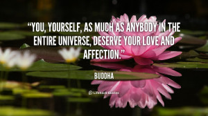 Buddha Quote Love Yourself